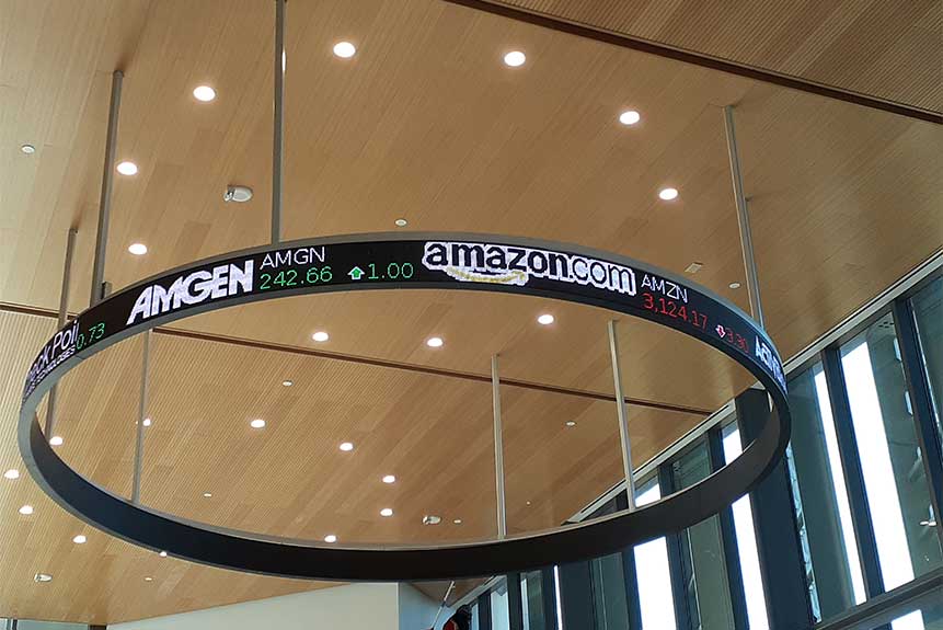 LED Stock Ticker Displays Stay Ahead of The Market