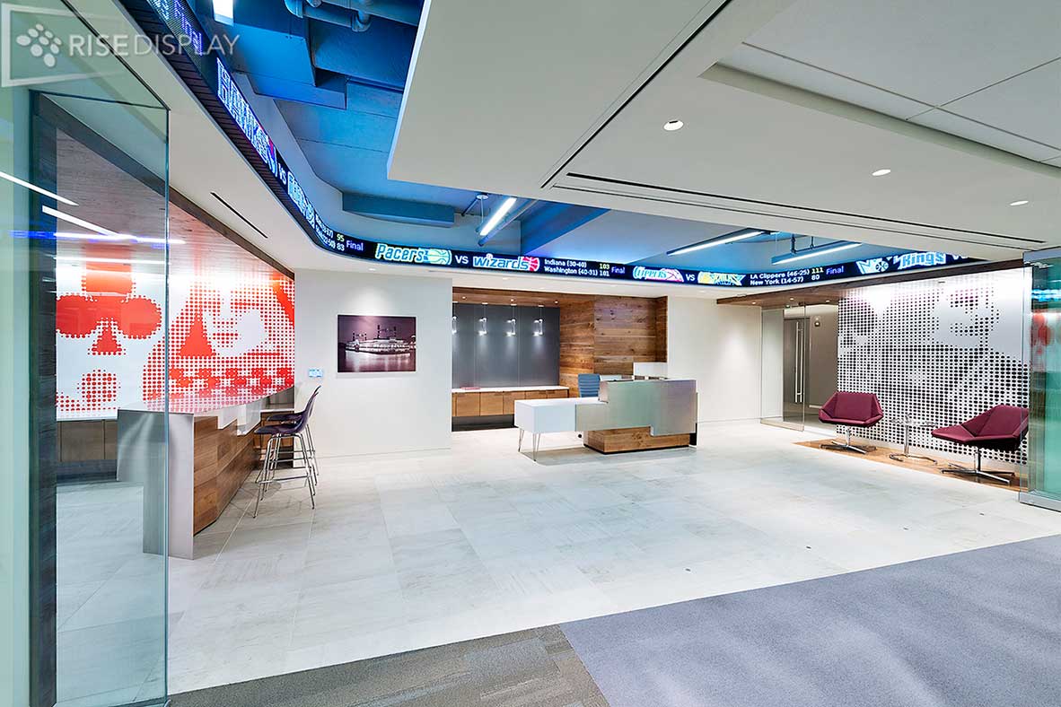 Welcome area for American Gaming Association
