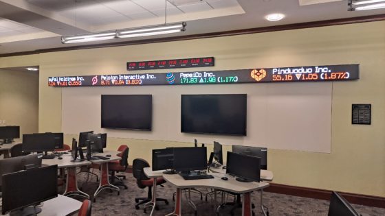 Radford University finance lab