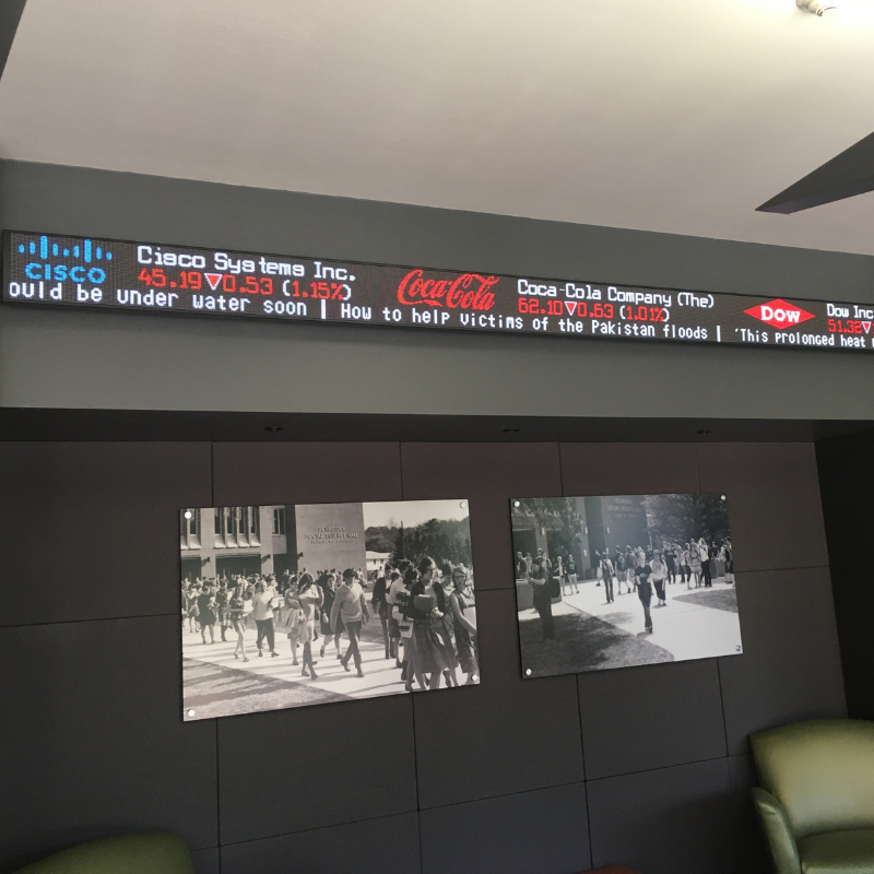 48 Pixel LED Twin Ticker 8.3" x 153"