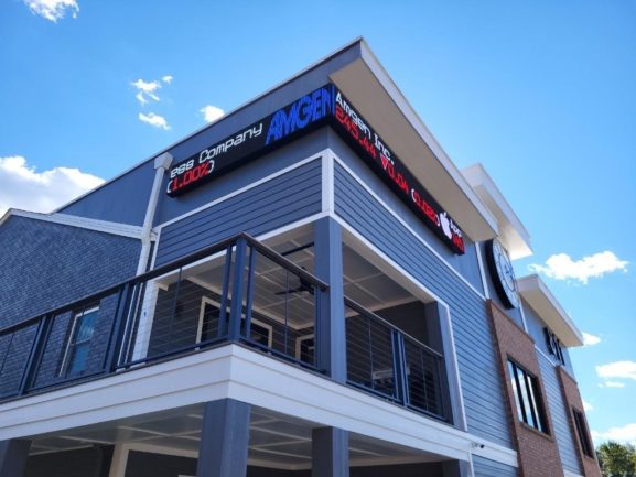 outdoor LED stock ticker - Golden Corner Wealth Advisors