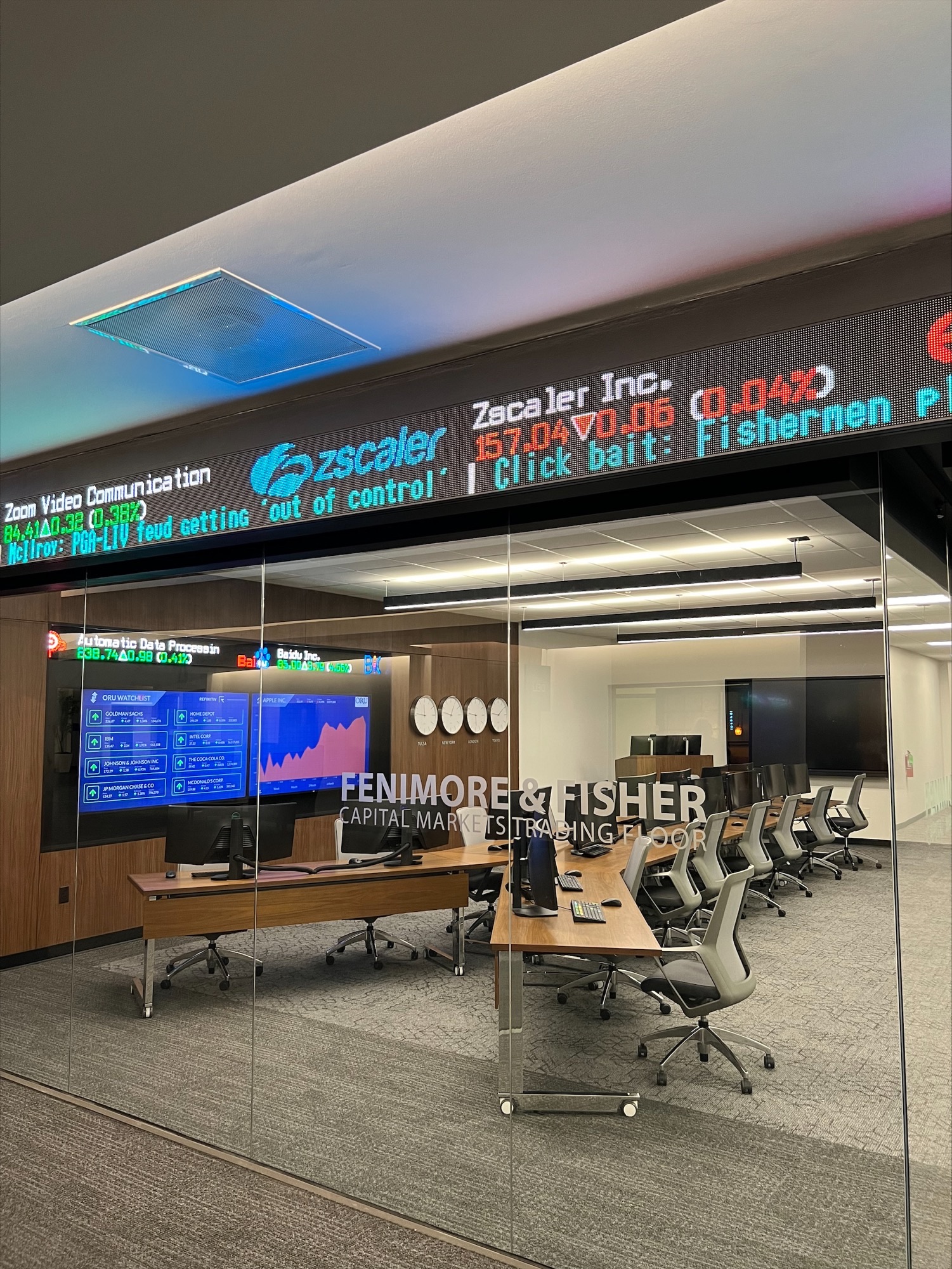 Finance Lab at Oral Roberts University