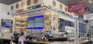 Park Place Sports Bar Digital Sports Ticker 2024 Rise Display