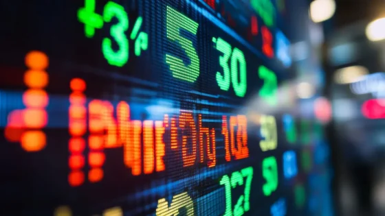 Rise Display digital stock ticker