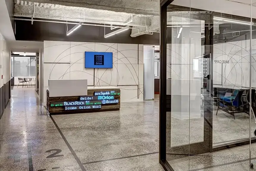 Rise Display July Blog 2025 Where Mount Anywhere Reception Desk Example.