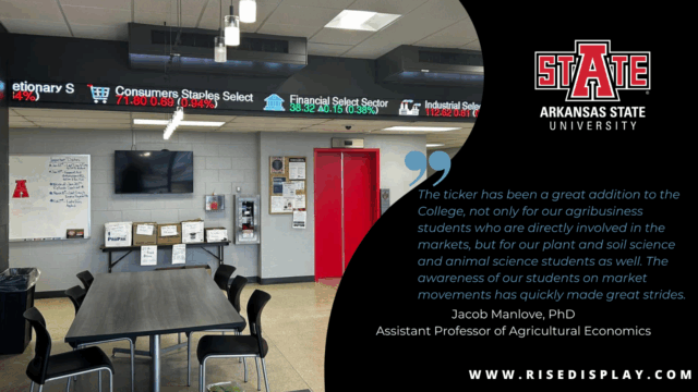 Arkansas State University 48 Pixel Sports and Finance Ticker Arkansas State University 48 Pixel Sports and Finance Ticker